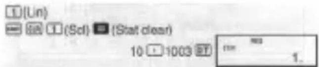 (Lin) (Scl) (Stat clear) 10 1003 1.