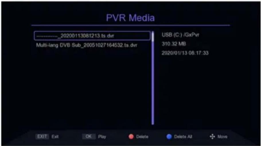SENCOR SDB 5007T - PVR záznamy - 1