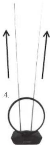 SENCOR SDA 102 - Turning the antenna on and gain adjustment - 2