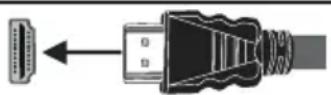 GoGen TVQ 43X852 GWEB - Połączenie HDMI - 1