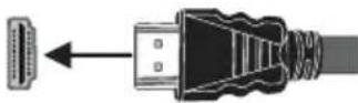 GoGen TVU 43X350 GWEB - HDMI pripojenie - 1