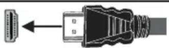 GoGen TVQ 65X852 GWEB - HDMI csatlakozás - 1
