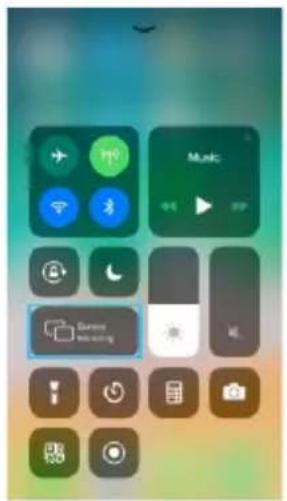 Mobile app interface screenshot showing a grid of app icons including Music, Gaming, and Security.