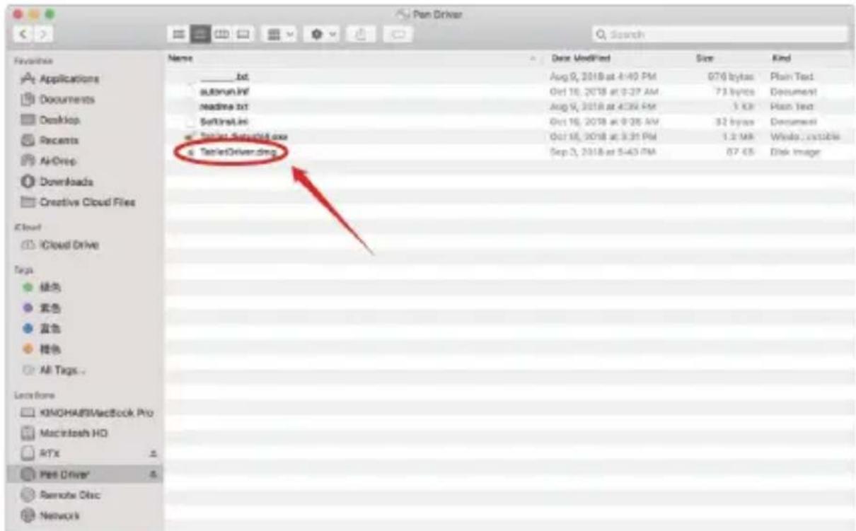 Evolveo Grafico T12 - Instalace pro MAC OS - 2