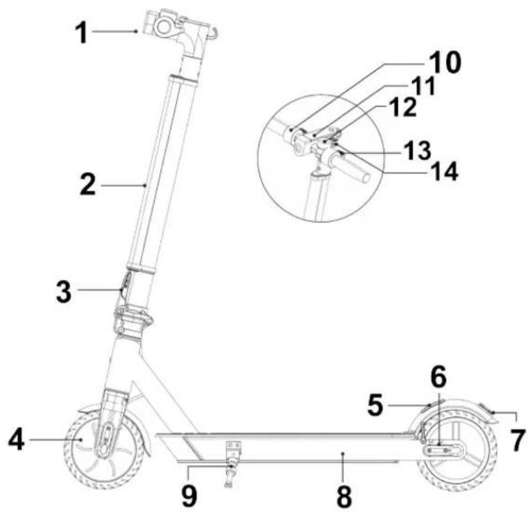 GoGen VOYAGER LITE S201B - FUNKČNÍ SCHÉMA / FUNKČNÁ SCHÉMA - 1
