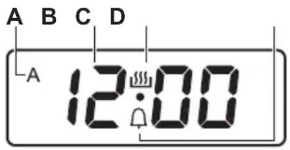 A B C D A 12:00
