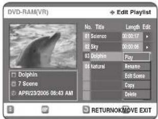 SAMSUNG DVD-R123 - Použití tlačítka MENU - 1