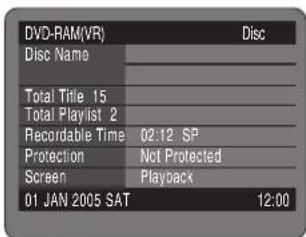 SAMSUNG DVD-R123 - Použití tlačítka MENU - 5