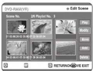 SAMSUNG DVD-R123 - Jelenet törlése - 1