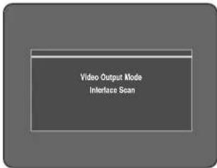Video Output Mode Interface Scan