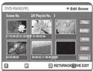 SAMSUNG DVD-R123 - Jelenet törlése - 2