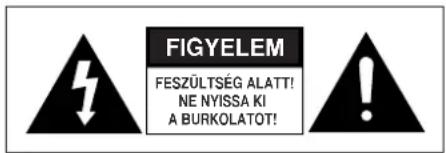 FIGYELEM FESZÜLTSÉG ALATT! NE NYISSA KI A BURKOLATOT!