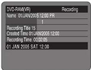 SAMSUNG DVD-R123 - Nyomja meg a Felvétel (REC) gombot. - 2