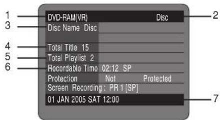 SAMSUNG DVD-R123 - •Stiskněte tlačítko INFO. - 1