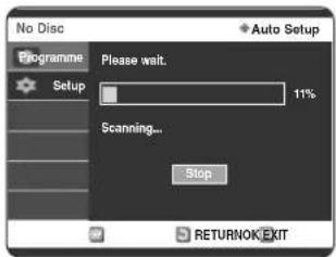 SAMSUNG DVD-R123 - Csatornák programozása automatikusan beállítási - 6