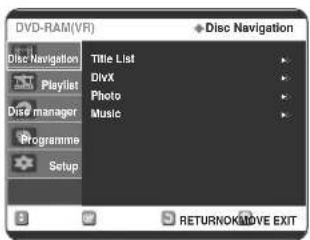 SAMSUNG DVD-R123 - Smazání celého seznamu titulů - 4