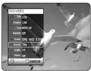 DVD-VIDEO Title 1/10 Changer 1/40 Time 00:01:45 Zoom On Audio ENG D 5.13M Huegent Title Angle 1/3 Zoom On OKMOVE