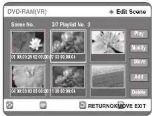 SAMSUNG DVD-R123 - Stiskněte tlačítko OK. Zvolená scéna se přehraje. - 6