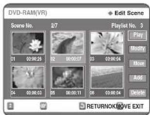 SAMSUNG DVD-R123 - Stiskněte tlačítko OK. Zvolená scéna se přehraje. - 1