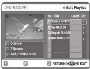SAMSUNG DVD-R123 - S prístrojem ve Stop modu, stiskněte tlačítko PLAY LIST. - 1