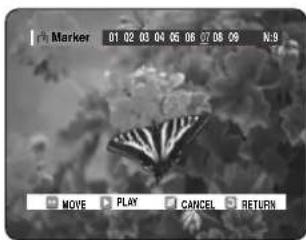 SAMSUNG DVD-R123 - Clearing a Marker - 2