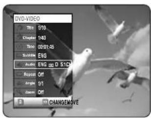 DVD-VIDEO Title: U10 Chapter 140 Time: 00:01:45 Subtitle: ENG Audio: ENG D 5.1C Repeat: Off Angle: 1/1 Zoom: Off CHANGEMOVE