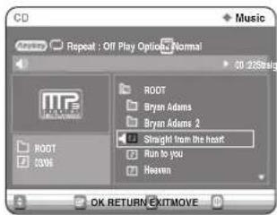 SAMSUNG DVD-R123 - MP3 lemez lejátszása - 4