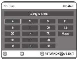 No Disc County Selection A NL S PL B I CH CZ DK N T R Others FN P GR D E HU RETURNOK/MOVE EXIT