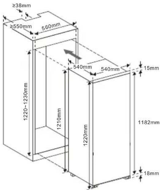 Guzzanti GZ-8818A - Inštalácia spotrebiča - 1