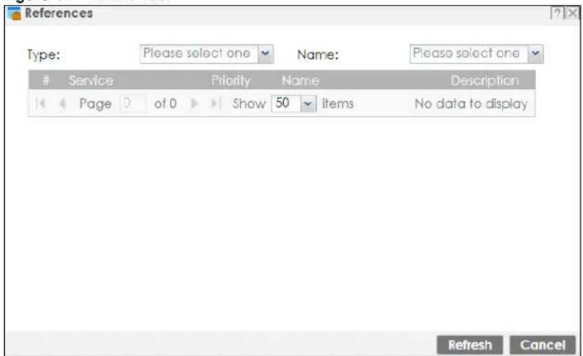 References Type: Please select one Name: Please select one Service Priority Name Description Page of 0 Show 50 items No data to display Refresh Cancel