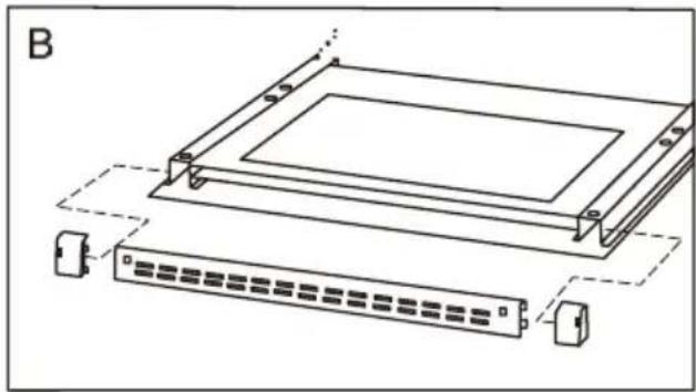 Mora VT231GX - Remove the inner glass panel - 2