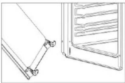 Mora VT231GX - Removing the doors - 4