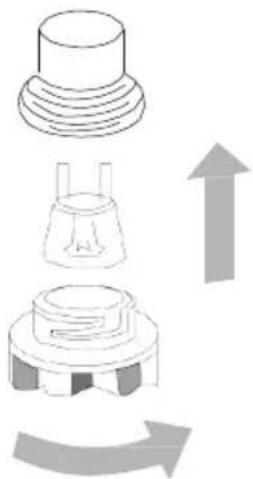Mora VT231GX - Replacement of the oven light bulb - 1