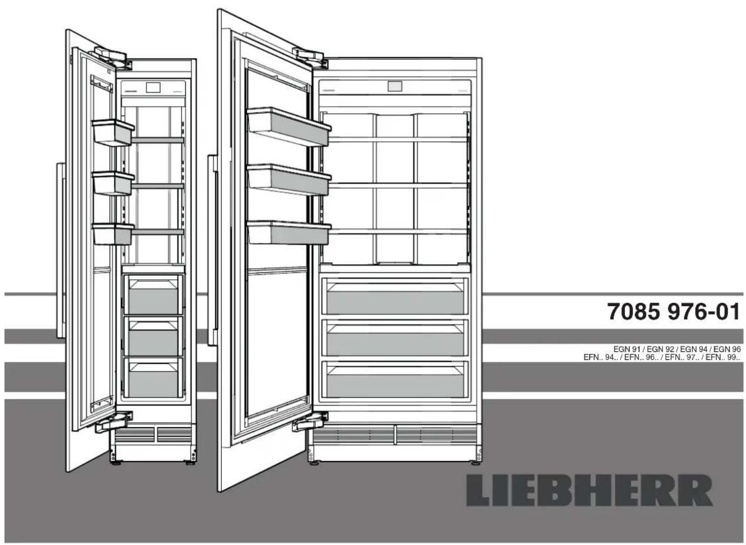 7085 976-01 EGN 91 / EGN 92 / EGN 94 / EGN 96 EFN.. 94.. / EFN.. 96.. / EFN.. 97.. / EFN.. 99.. LIEBHERR