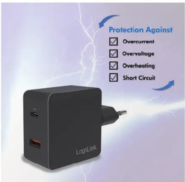 Protection Against ✓ Overcurrent ✓ Overvoltage ✓ Overheating ✓ Short Circuit LogiLink