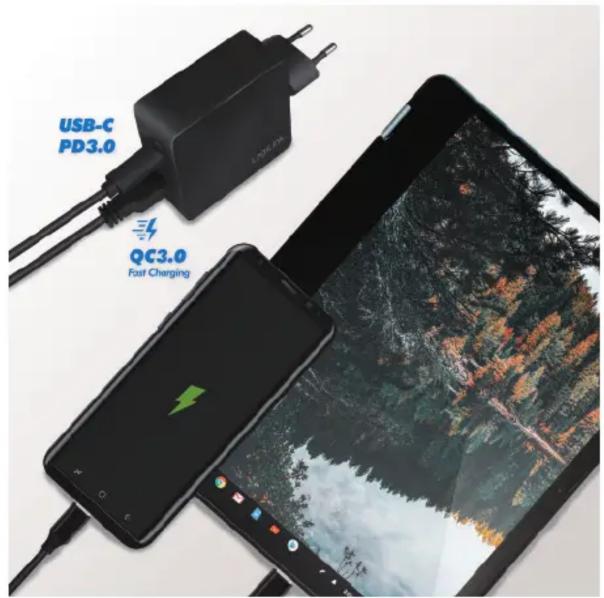 USB-C PD3.0 QC3.0 Fast Charging