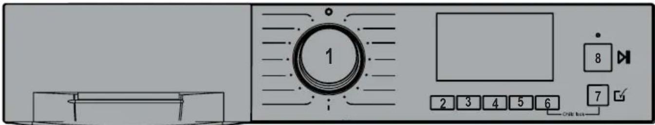 1 2 3 4 5 6 8 7 Check box