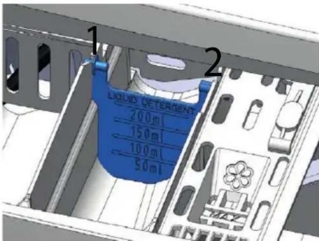 ECG EWS 70142 SW - Přepážka pro tekuté prací prostředky - 1