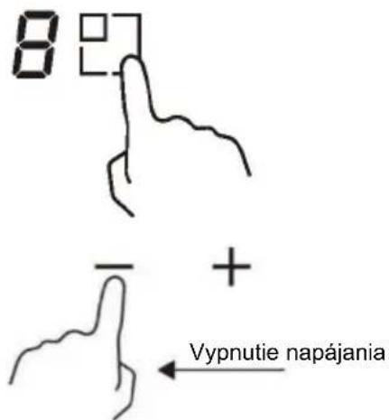 827 - + Vypnutie napájania
