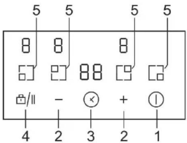 HOOVER HI642BCB - Ovládací panel - 1