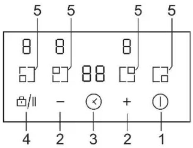 HOOVER HI642BCB - Ovládací panel - 1