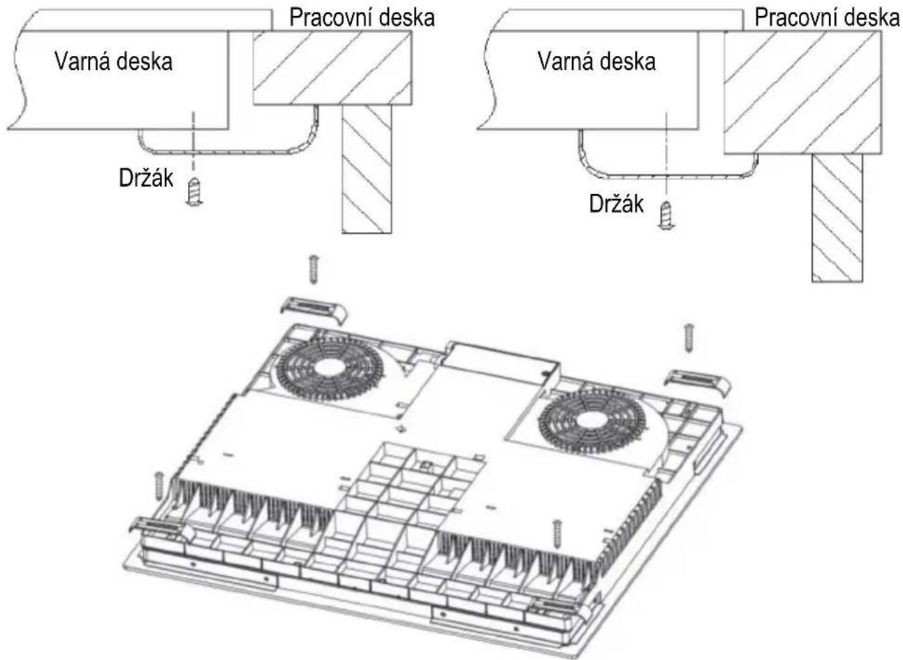 HOOVER HI642BCB - Umístění upevňovacích držáků - 1