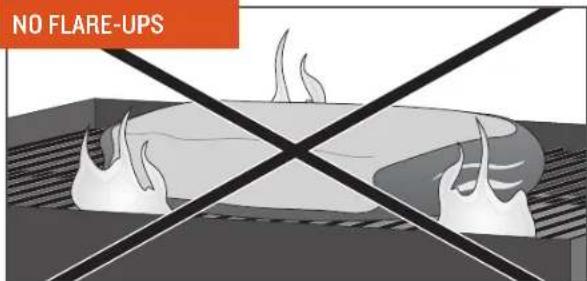 NO FLARE-UPS