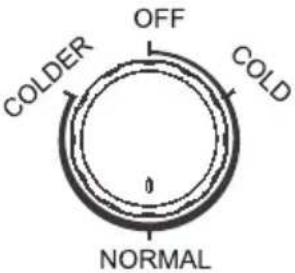 COLDER OFF COLD 0 NORMAL
