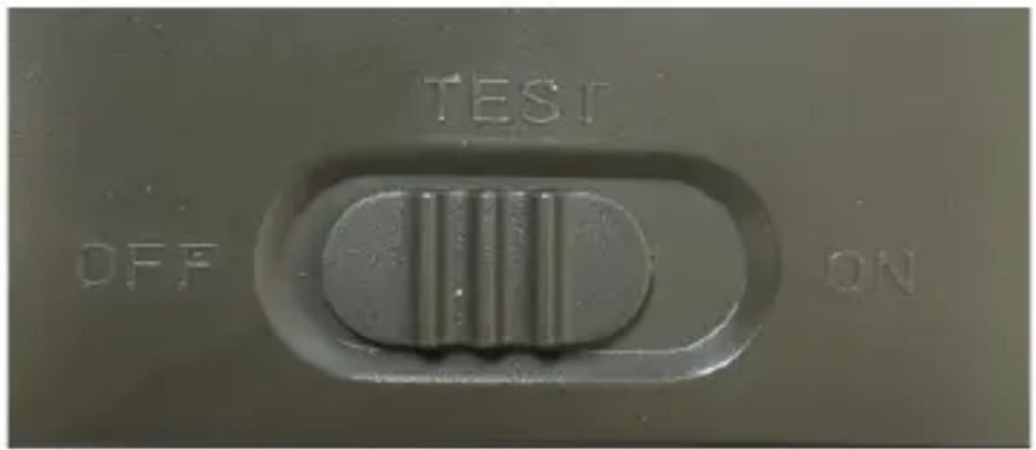 TEST OFF ON