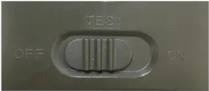 TEST OFF ON