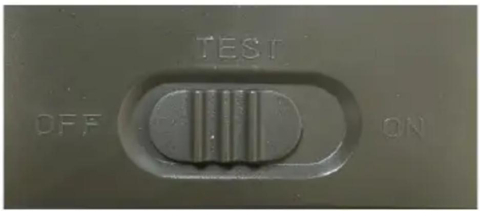 TEST OFF ON