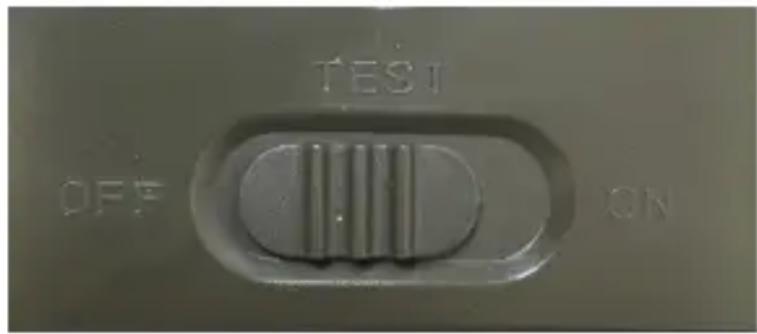 TEST OFF ON