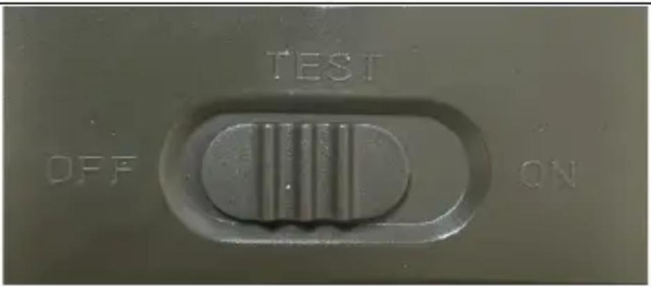 TEST OFF ON