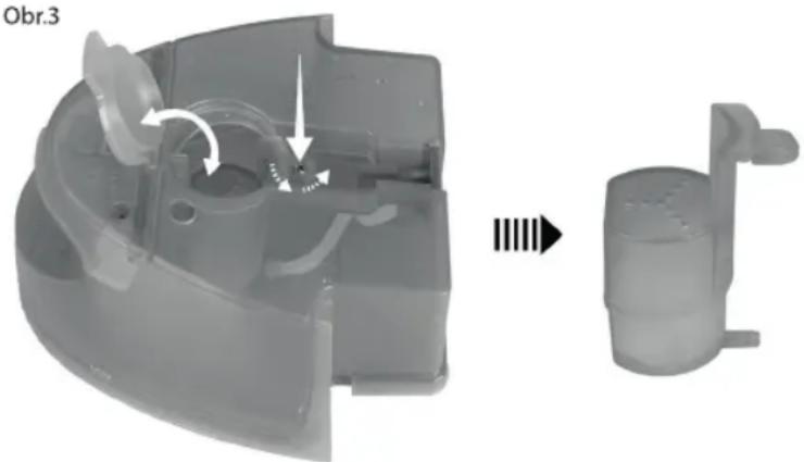 Eldom ALTA DA300 - ■ FILTR proti usazování vodního kamene - 1